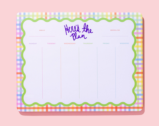 Here’s The Plan Weekly Planner