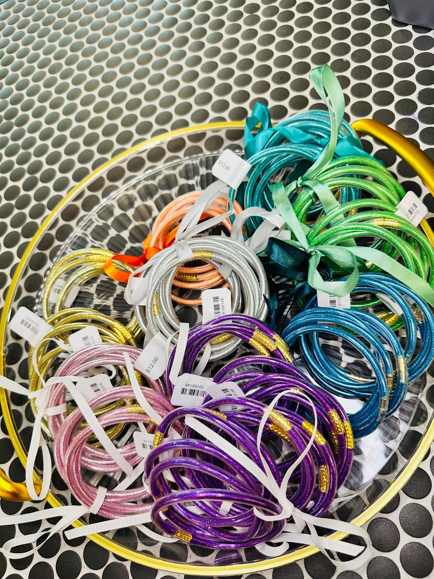 Glitter Jelly Bracelets