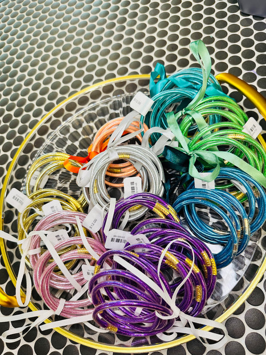 Glitter Jelly Bracelets