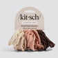 Recycled Fabric Petal Hair Elastics 10pc Set - Blush