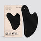 Kitish Stainless Steel Gua Sha - Matte Black