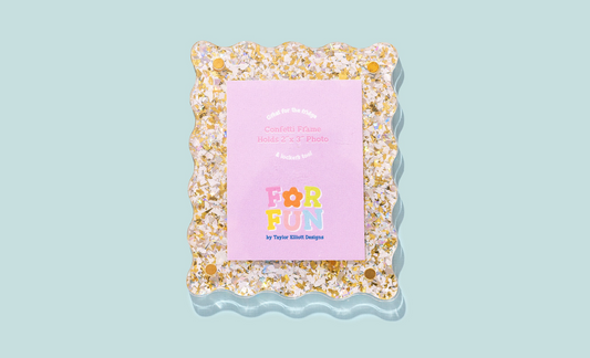 Pearl Confetti Magnetic Frame