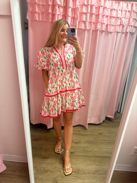 Girly Girl Floral Dress