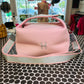 Large H Cosmetic Bags W/ Strap