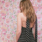 Sutton Black with White Polka Dots Dress