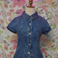 Denim Button Up Top