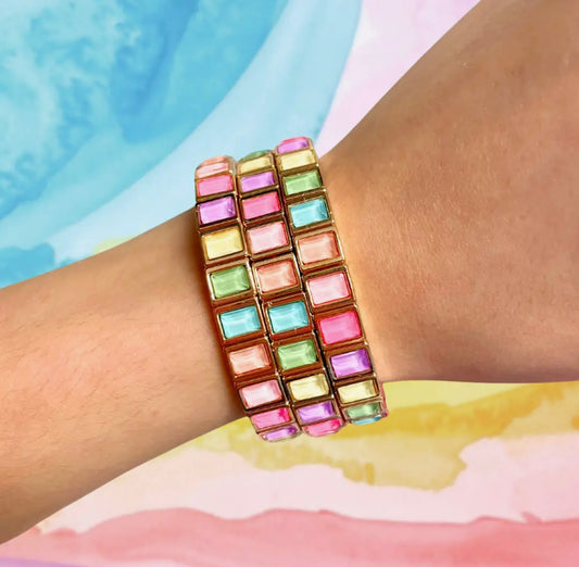 Gold Rainbow Bracelet