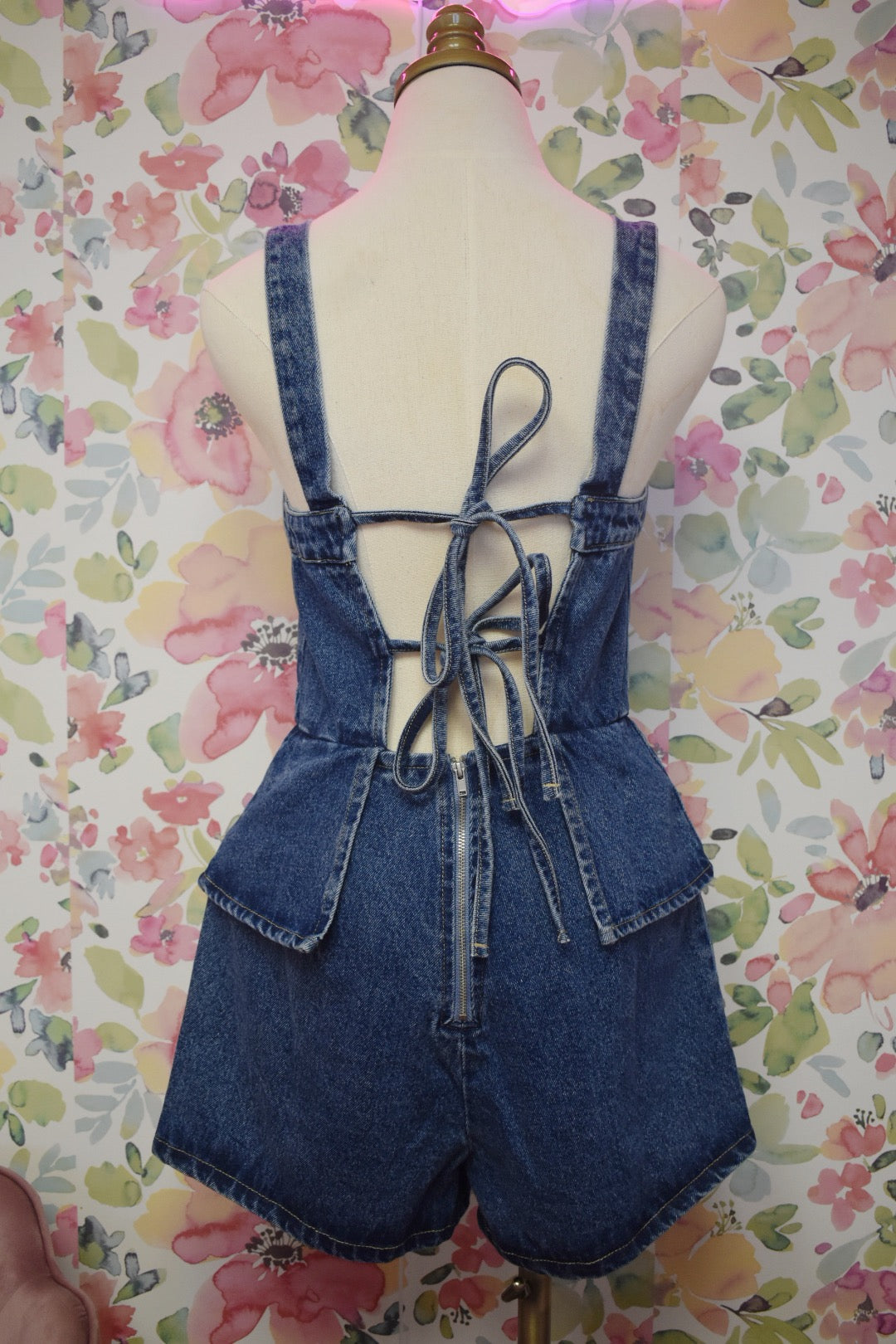 Ashley Denim Romper