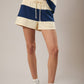 Navy & Cream Striped Set