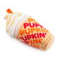 Pupkin’ Donuts Iced Coffee| Plush Squeaker Dog Toy