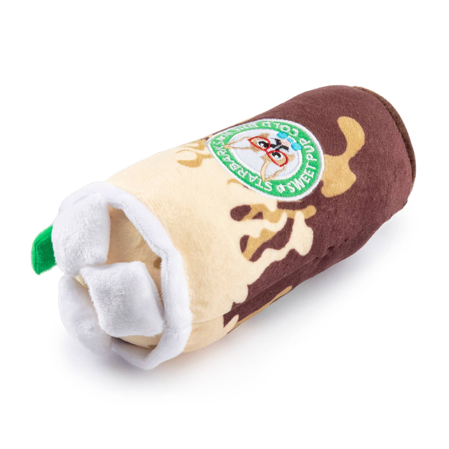 Starbarks Sweet Pup Cold Brew | Plush Squeaker Dog Toy