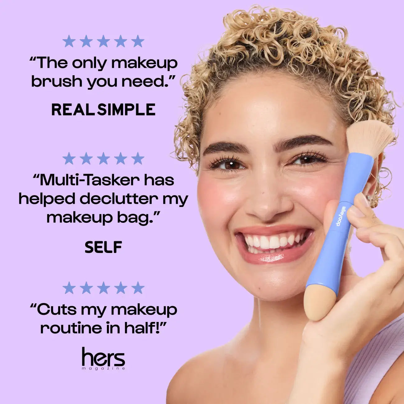ALLEYOOP MULTI-TASKER 4-IN-1 MAKEUP BRUSH