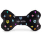Black Monogram Chewy Vuiton Bone  | Squeaker Dog Toy