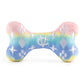 Pink Ombre Chewy Vuiton Bone Squeaker Dog Toy