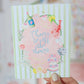 Cheers to all the things, celebration, wedding card
