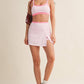 Contrast Binding Skort with Slit