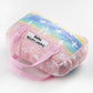 Pink Ombre Chewy Vuiton Handbag | Plush Squeaker Dog Toy
