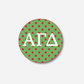 Alpha Gamma Delta Dots Button