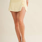 Contrast Binding Skort with Slit