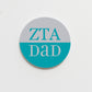 Zeta Tau Alpha Parent Button - 2.25 inch