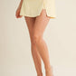 Contrast Binding Skort with Slit